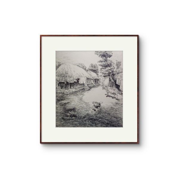 A ray of sunshine in the courtyard