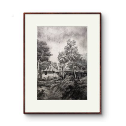 Tranquil Village Beneath the Shade